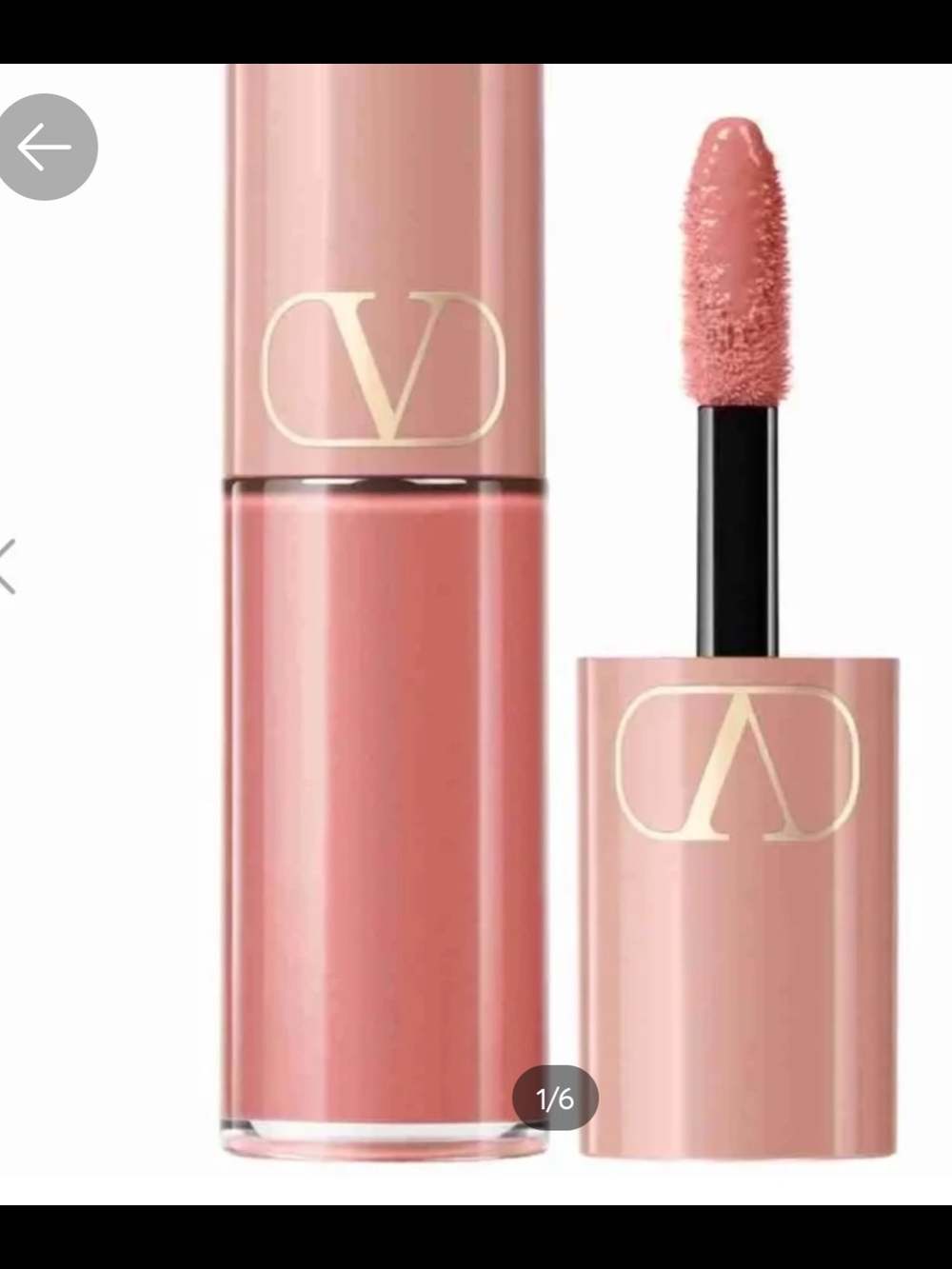Valentino Liquirosso Matte Liquid Lipgloss/Blush In 109R Catch Me If You Can NIB